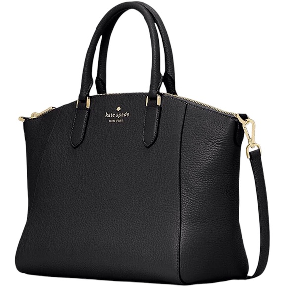 NEW! Kate Spade Parker medium pebbled satchel/crossbody bag - Picture 3 of 5